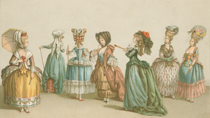 Illustration for article titled What Are Historical Broads Always Talking About in Fashion Plates?